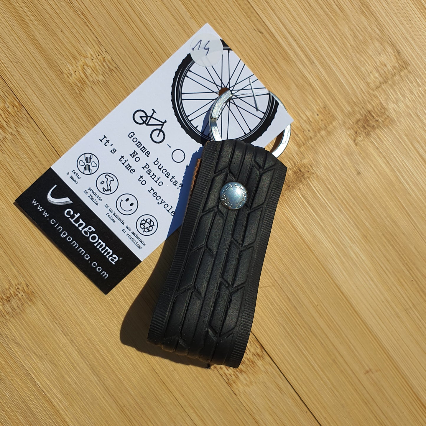 Porte-clés Pneu recyclé 14
