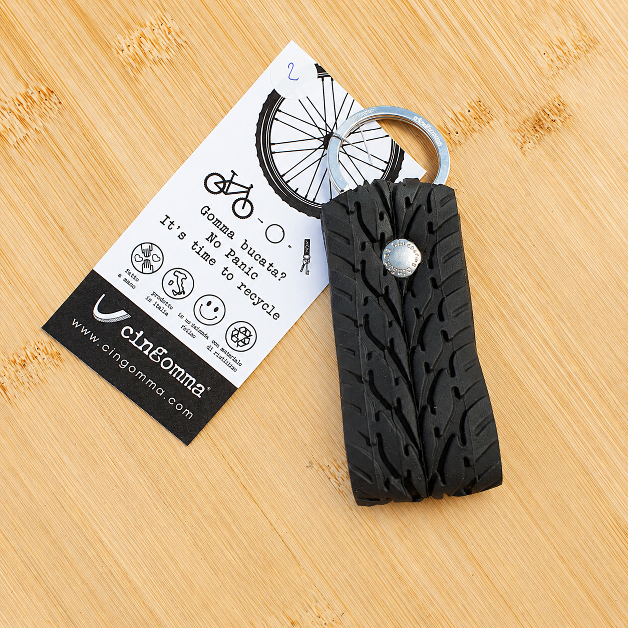 Porte-clés Pneu recyclé 2