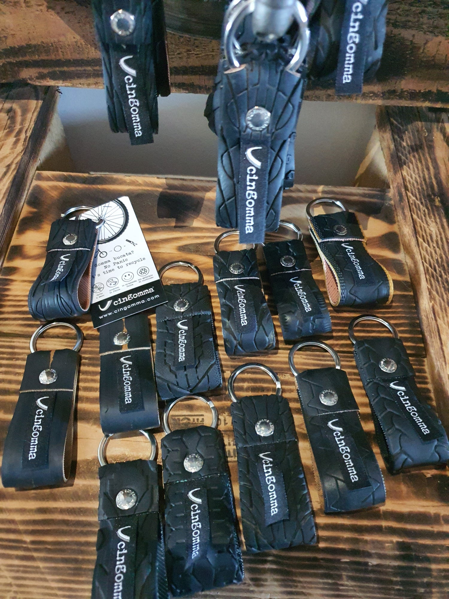 Porte-clés Pneu recyclé