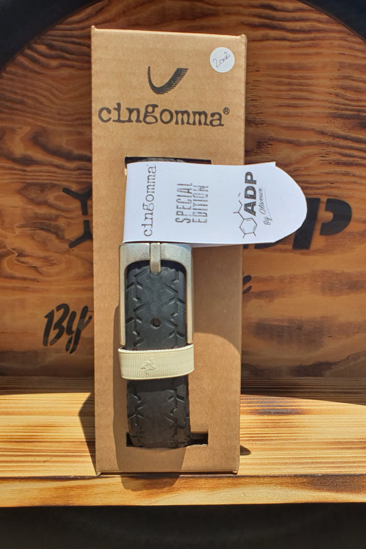 Ceinture en pneu recyclé  Cingomma Italie Edition Spéciale ADP By Oliveur #2002