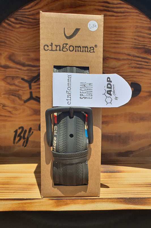 Ceinture en pneu recyclé  Cingomma Italie Edition Spéciale ADP By Oliveur #2014
