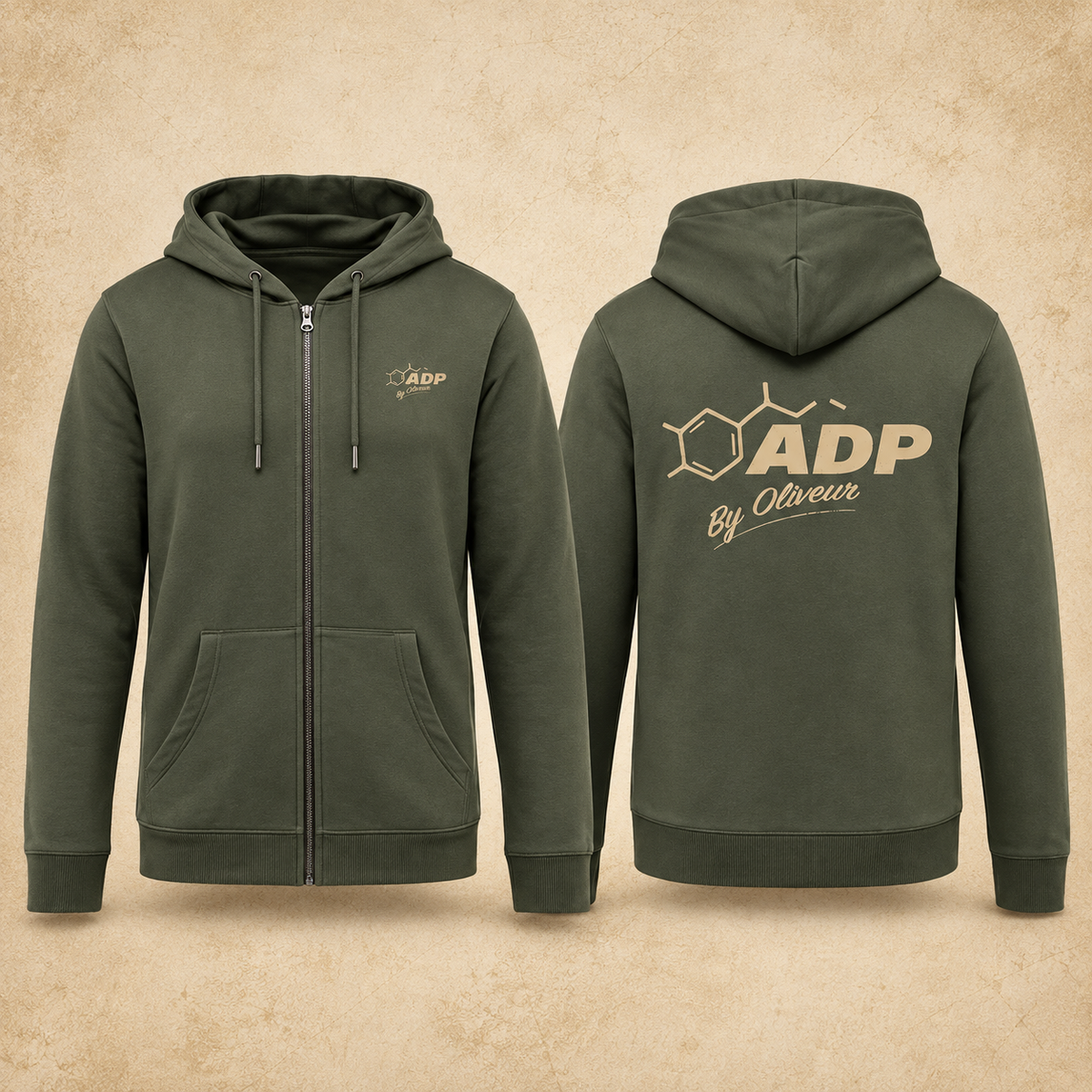 Sweat zippé à capuche