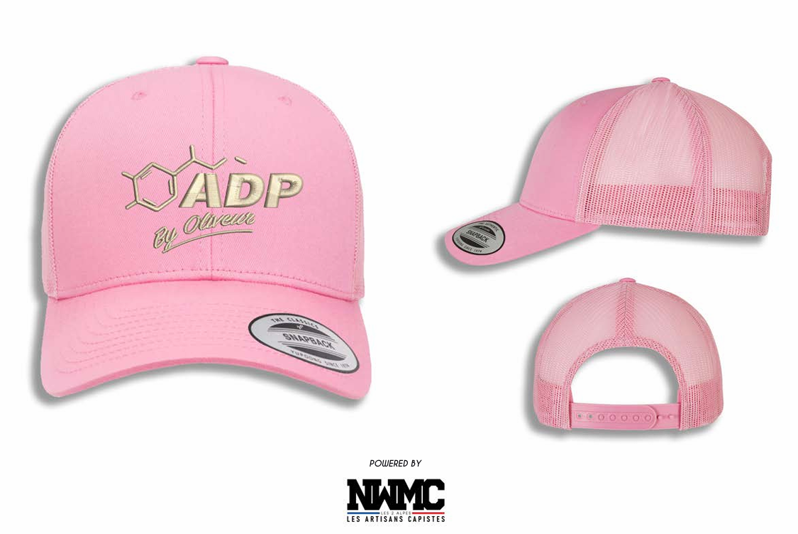 Casquette ADP By Oliveur Rose