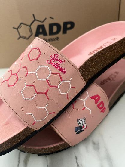 ADP Claquettes vegan pneu recyclé & liège naturel Personnalisées